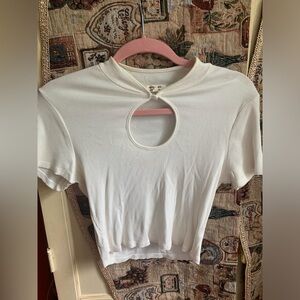 Keyhole crop top
